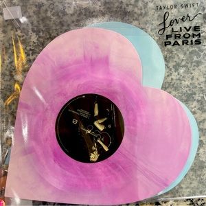 Taylor Swift Live From Paris Heart Shaped Lover Vinyl